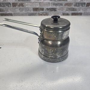 Vintage Aluminum Camping Pot Double Boiler Comet Made in USA